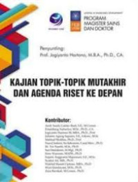 Image of KAJIAN TOPIK TOPIK MUTAKHIR DAN AGENDA RISET KE DEPAN