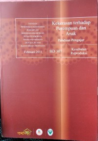 KeKerasan terhadap perempuan dan Anak Panduan Pengajar
