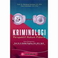 Kriminologi Perspektif Hukum Pidana