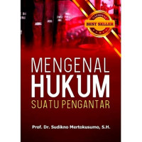 Image of Mengenal Hukum Suatu Pengantar