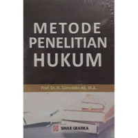 Image of METODE PENELITIAN HUKUM