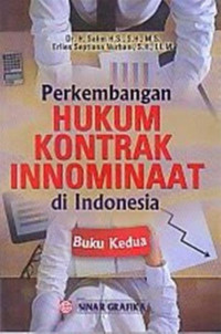 Image of PERKEMBANGAN HUKUM KONTRAK INNOMINAAT di Indonesia
